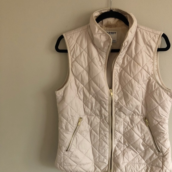 Jackets & Blazers - white quilted vest